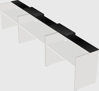 Long reception desk