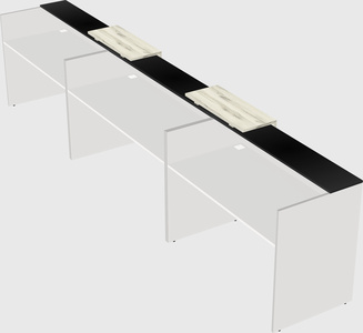 Long reception desk