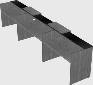 Long reception desk