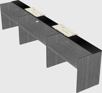Long reception desk