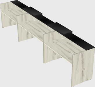 Long reception desk