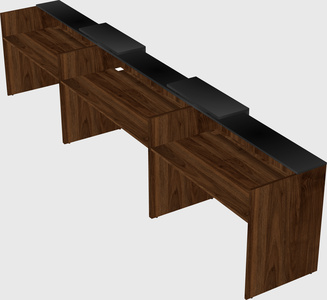 Long reception desk