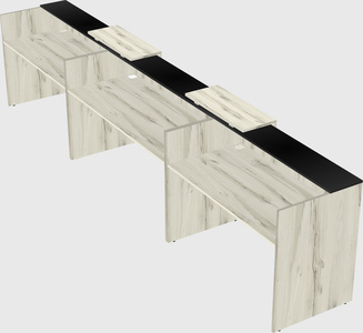 Long reception desk