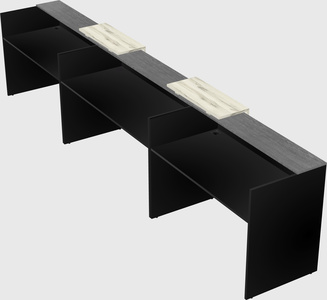 Long reception desk