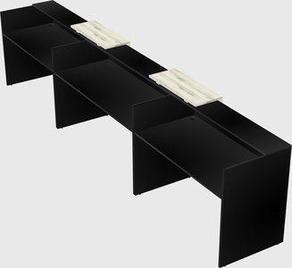 Long reception desk
