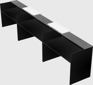 Long reception desk
