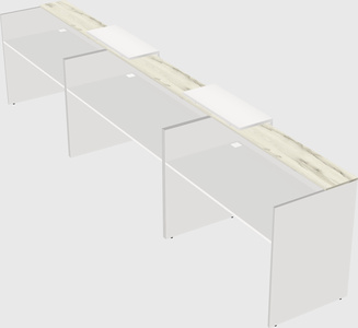 Long reception desk