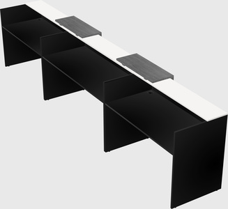 Long reception desk