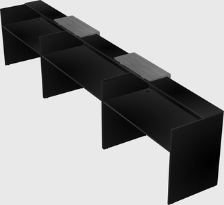 Long reception desk