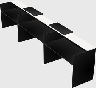 Long reception desk