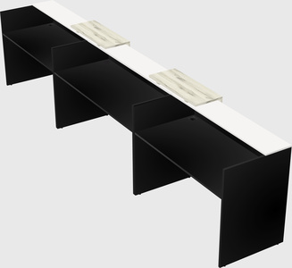Long reception desk