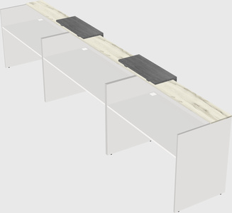 Long reception desk