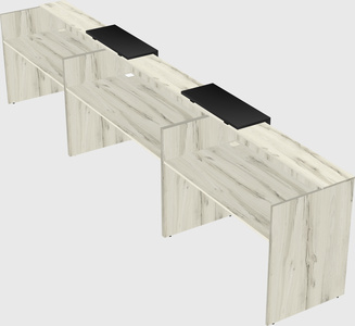 Long reception desk