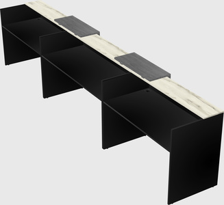 Long reception desk