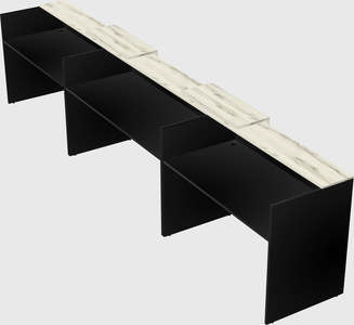 Long reception desk