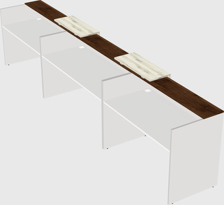 Long reception desk