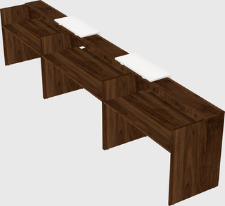 Long reception desk