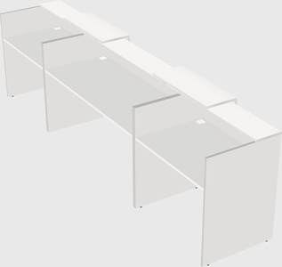 Long reception desk