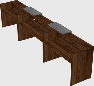 Long reception desk