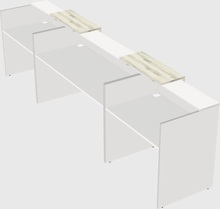 Long reception desk