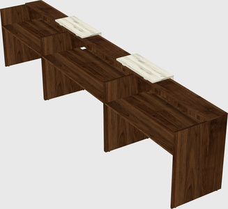 Long reception desk
