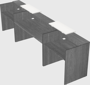 Long reception desk