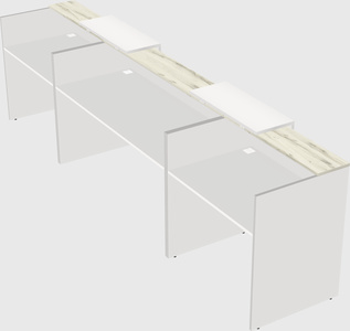 Long reception desk