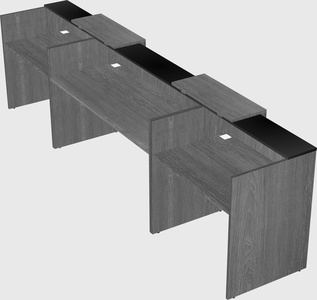 Long reception desk