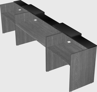 Long reception desk