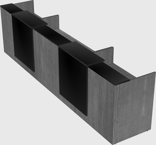 Long reception desk
