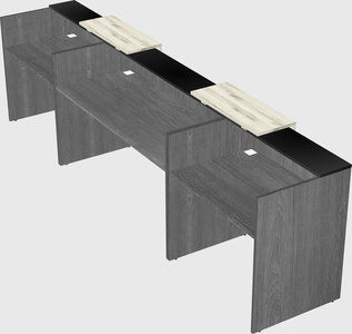 Long reception desk