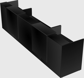 Long reception desk