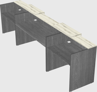 Long reception desk