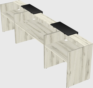 Long reception desk