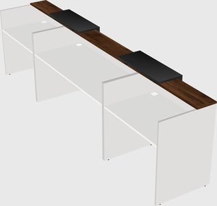 Long reception desk