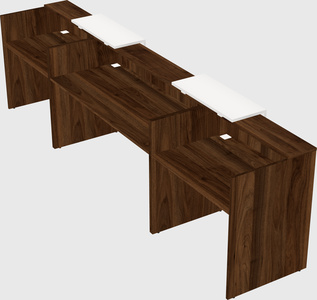 Long reception desk