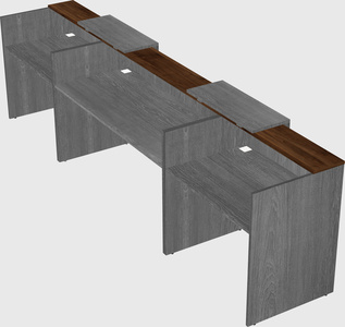 Long reception desk