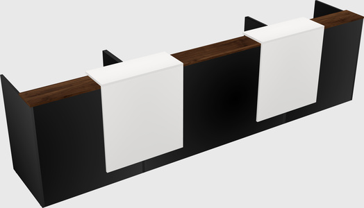 Long reception desk