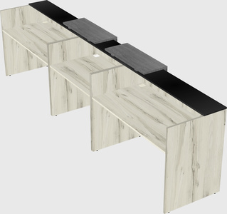 Long reception desk