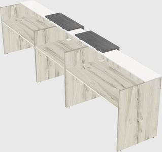 Long reception desk