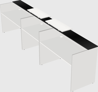 Long reception desk