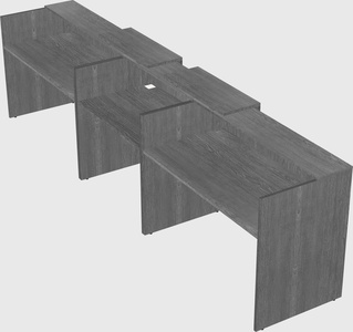 Long reception desk