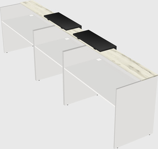 Long reception desk