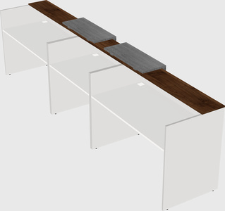 Long reception desk