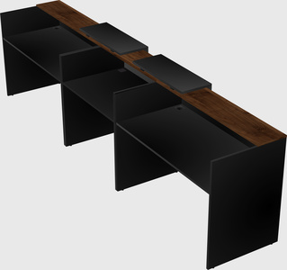 Long reception desk