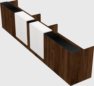 Long reception desk