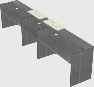 Long reception desk