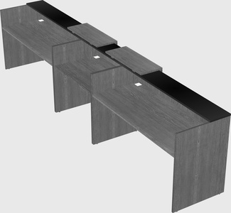 Long reception desk