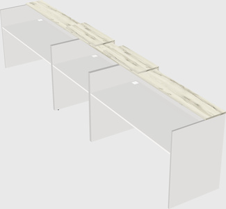 Long reception desk