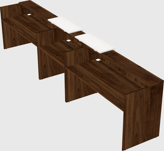 Long reception desk